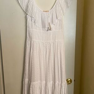 Tory Burch Striped Seersucker Dress